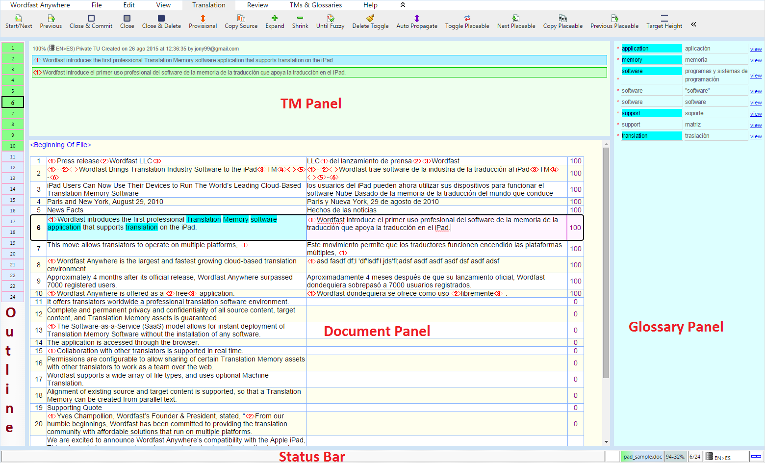 Wordfast Anywhere Manual Wordfast Wiki