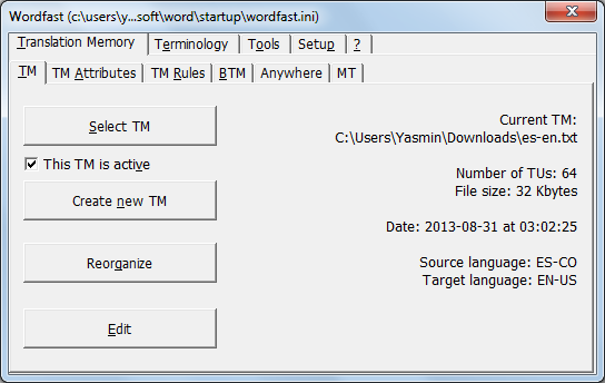wordfast classic how to create and use a tm wordfast classic how to create and use a tm
